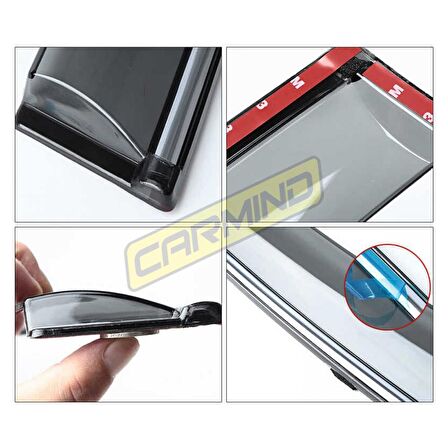 Volkswagen Golf 6 Krom Çıtalı Cam Rüzgarlığı 2009-2012